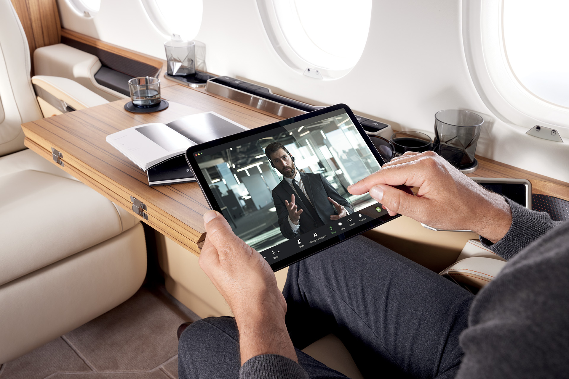 cabina Dassault Falcon 6X